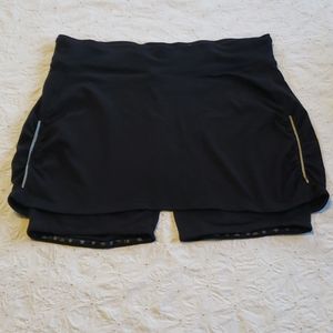 Athleta black skort large